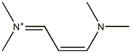 (Z)-N-[3-(二甲基氨基)-2-丙烯亚基]-N-甲基甲铵结构式