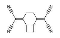 2-[5-(dicyanomethylidene)-2-bicyclo[4.2.0]octanylidene]propanedinitrile结构式