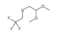 2-[(2,2-dimethoxyethyl)thio]-1,1,1-trifluoroethane structure