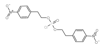 bis[2-(p-nitrophenyl)ethyl] phosphorochloridate结构式