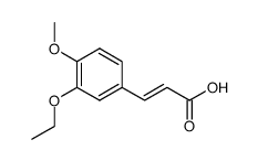 4-Methoxy-3-aethoxy-zimtsaeure Structure