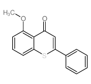 5-methoxy-2-phenyl-thiochromen-4-one Structure