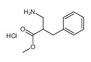 Methyl (RS)-2-(aminomethyl)-3-phenylpropionate hydrochloride Structure