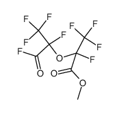 4-carbomethoxyperfluoro-2-methyl-3-oxapentanoyl fluoride Structure