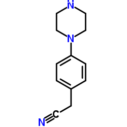 [4-(1-Piperazinyl)phenyl]acetonitrile Structure