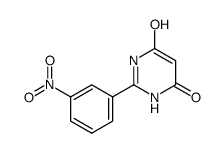 6-HYDROXY-2-(3-NITROPHENYL)-4(3H)-PYRIMIDINONE Structure