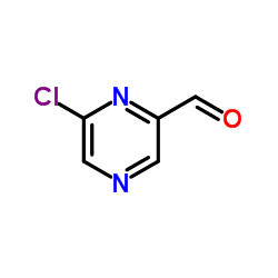 6-氯吡嗪-2-甲醛结构式