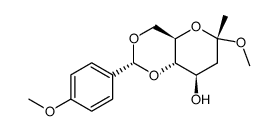 (1S,2R,4S,6R,9R)-4-methoxy-9-(4'-methoxyphenyl)-4-methyl-5,8,10-trioxabicyclo[4.4.0]decan-2-ol Structure