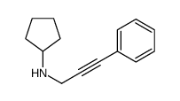 N-(3-phenylprop-2-ynyl)cyclopentanamine picture