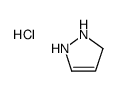 3-PYRAZOLINE HYDROCHLORIDE结构式