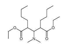 diethyl 2,4-dibutyl-3-(dimethylamino)pentanedioate Structure