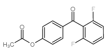 4-ACETOXY-2',6'-DIFLUOROBENZOPHENONE structure