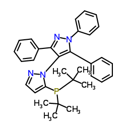 5-二叔丁基膦-1',3',5'-三苯基-1'H-[1,4']二吡唑图片