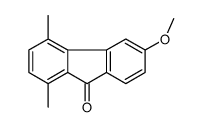 6-methoxy-1,4-dimethylfluoren-9-one结构式