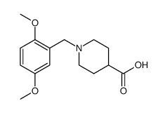 4-Piperidinecarboxylic acid, 1-[(2,5-dimethoxyphenyl)methyl] Structure