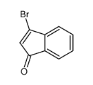 3-溴-1H-茚满-1-酮结构式