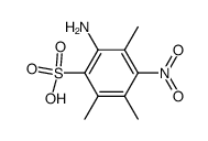 2-amino-3,5,6-trimethyl-4-nitro-benzenesulfonic acid Structure