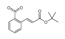 2-Propenoic acid, 3-(2-nitrophenyl)-, 1,1-dimethylethyl ester, (2E) Structure