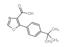 5-(4-tert-butylphenyl)-1,3-oxazole-4-carboxylic acid Structure