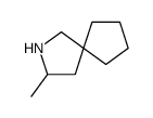 3-methyl-2-azaspiro[4.4]nonane结构式