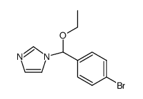 1-((4-bromophenyl)(ethoxy)methyl)-1H-imidazole Structure