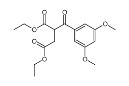 (3,5-dimethoxy-benzoyl)-succinic acid diethyl ester Structure