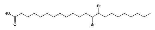 13,14-dibromo-docosanoic acid结构式