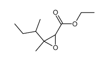 3-sec-butyl-3-methyl-oxiranecarboxylic acid ethyl ester Structure