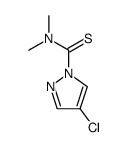 4-chloro-pyrazole-1-carbothioic acid dimethylamide Structure