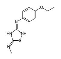 N3-(4-ethoxy-phenyl)-N5-methyl-[1,2,4]thiadiazole-3,5-diamine结构式