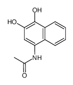 N-(3,4-dihydroxy-[1]naphthyl)-acetamide Structure