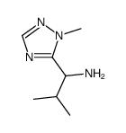 2-methyl-1-(2-methyl-1,2,4-triazol-3-yl)propan-1-amine structure