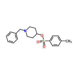 (1-benzyl-4-piperidyl) 4-methylbenzenesulfonate结构式