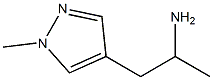 1-Methyl-2-(1-methyl-1H-pyrazol-4-yl)-ethylamine Structure