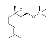 2r-methyl-2-(4-methyl-pent-3-enyl)-3t-(trimethylsilanyloxy-methyl)-oxirane Structure