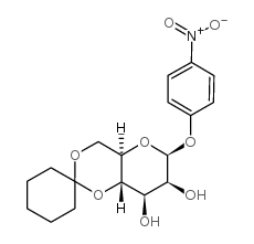 4-硝基苯基-4,6-O-环己叉-Β-D-吡喃葡萄糖苷图片