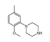 1-(2-Methoxy-5-methylphenyl)piperazine structure