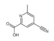 4-氰基-6-甲基-2-吡啶羧酸结构式