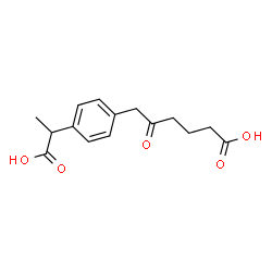 4-(1-Carboxyethyl)-δ-oxo-benzenehexanoic Acid Structure