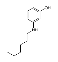 3-(hexylamino)phenol Structure