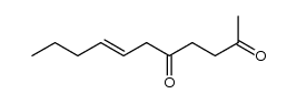 (E)-undec-7-ene-2,5-dione结构式