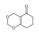 4,6,7,8-tetrahydro-1,3-benzodioxin-5-one结构式