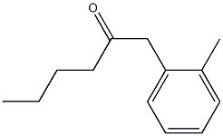 1-(2-METHYLPHENYL)HEXAN-2-ONE结构式