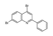 4,7-Dibromo-2-phenylquinoline Structure