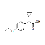 2-Cyclopropyl-2-(4-ethoxyphenyl)acetic Acid Structure
