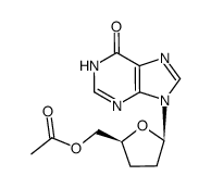 INOSINE, 2'',3''-DIDEOXY-, 5''-ACETATE Structure