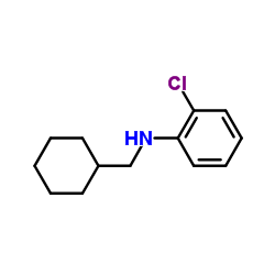 2-Chloro-N-(cyclohexylmethyl)aniline Structure