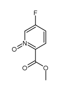 5-fluoro-2-(methoxycarbonyl)pyridine 1-oxide Structure