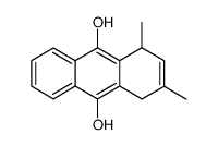 1,3-dimethyl-1,4-dihydro-anthracene-9,10-diol结构式