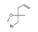 5-bromo-4-methoxy-4-methylpent-1-ene Structure